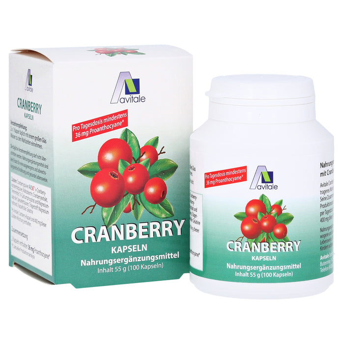 Cranberry Capsules 400 Mg 100 pcs