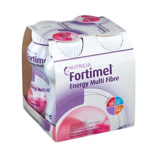 Fortimel Energy Multi Fiber Strawberry Flavor 4x200 ml