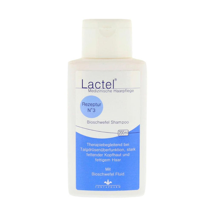 Lactel No.3 Organic Sulfur Shampoo for Oily Scalp 200 ml