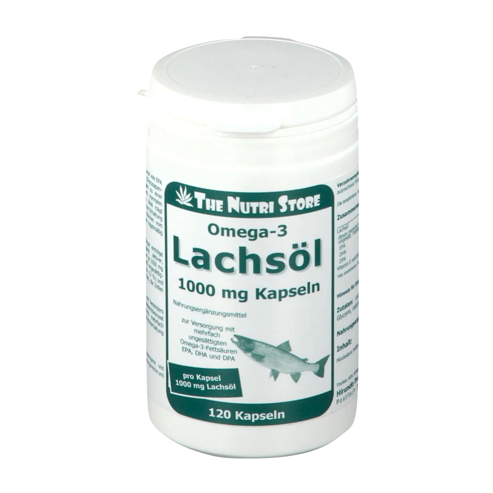 Nutri Store Omega-3 Salmon Oil 1000 mg Capsules 120 cap
