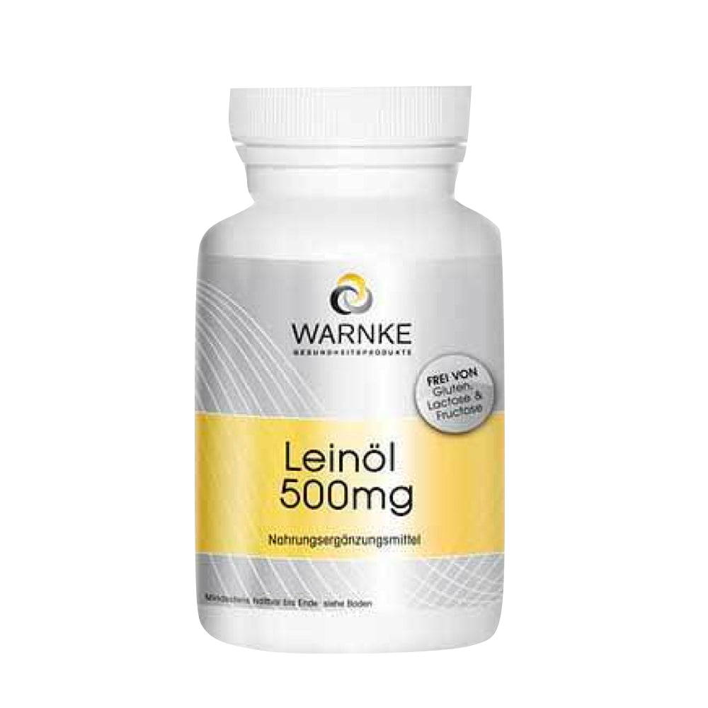 Warnke Linseed Oil 500 mg Capsules 100 cap