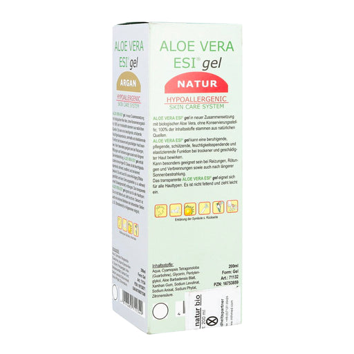 Aloe Vera ESI Gel Organic 200 ml box