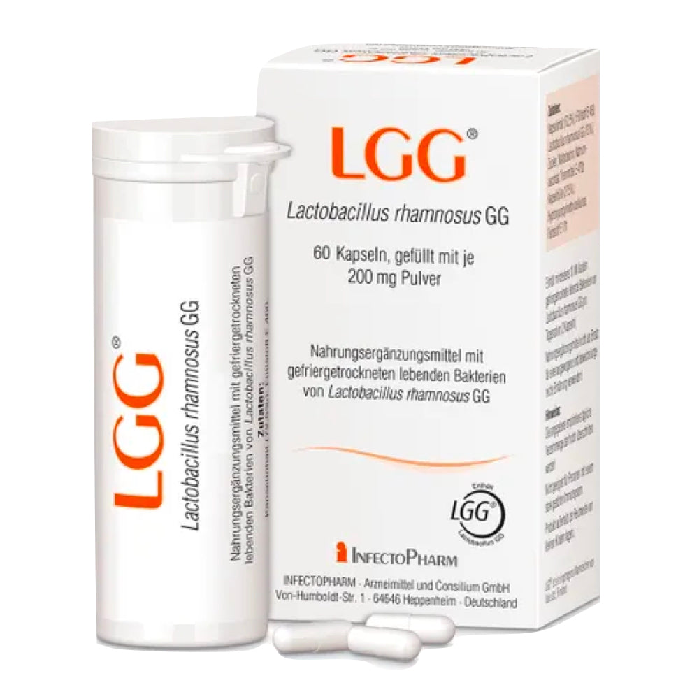 كبسولات LGG Lactobacillus GG، 60 كبسولة