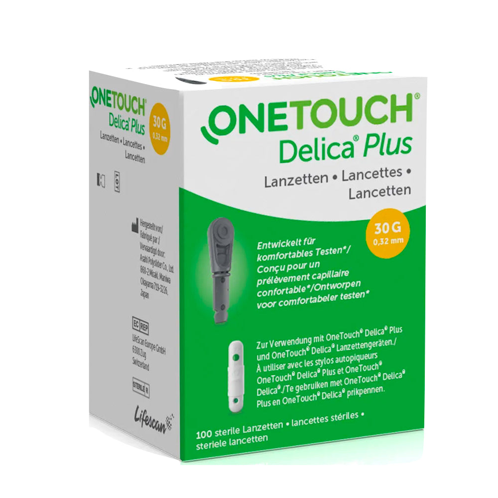 One Touch Delica Needle Lancets 100 stk