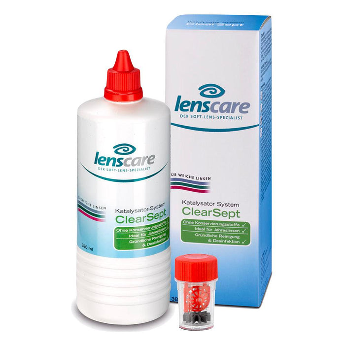 Lens Care Clearsept 380 ml and Lens Case