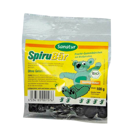 Sanatur Spirulina Organic Gummy Bears 100 g