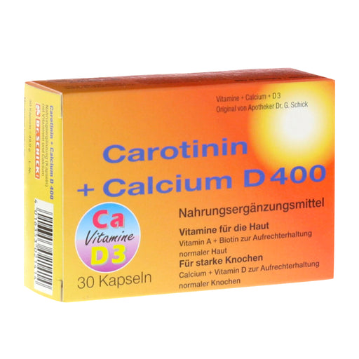 Carotinin + Calcium D 400 Capsules 30 cap