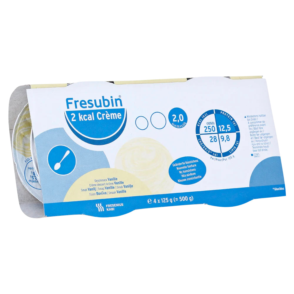 Fresubin 2 kcal creme fløde vanilje 4 x 125 g