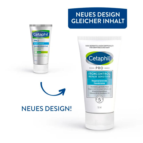 <tc>Cetaphil</tc> PRO ItchControl Repair Sensitive Hand Cream 50 ml