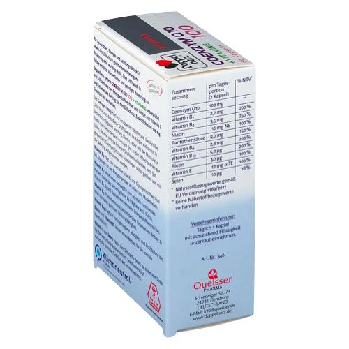 Doppelherz Coenzyme Q10 ir vitaminų 60 dangtelis