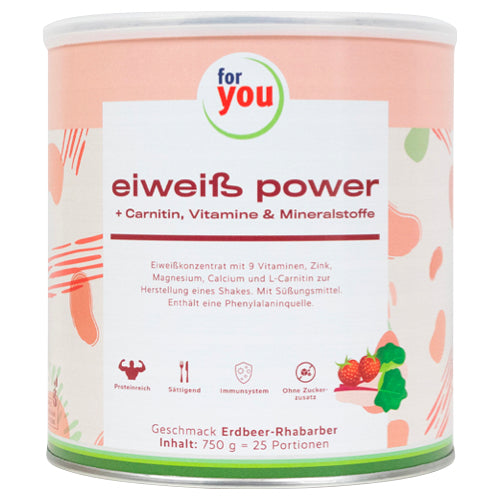 For You Protein Power Strawberry 750 g