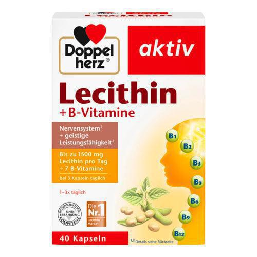 Lecitina Doppelherz e Vitaminas B 40 Cap