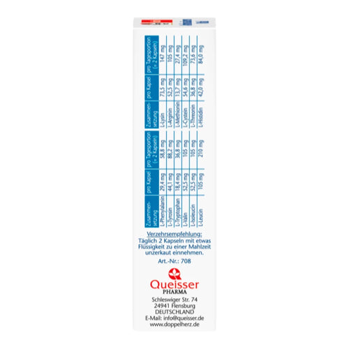 Doppelherz amino rūgštys Vital Capsules 30 CAP