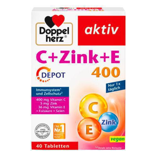 Doppelherz C + Zinc + E Depot Tablet 40 tab