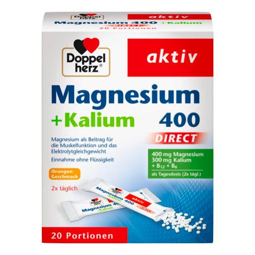 Doppelherz Magnesium & Potassium Direct 20 Sachets