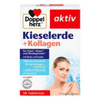 髪のためのDoppelherzシリカとコラーゲン。皮膚と釘30カプセル