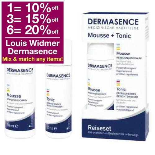 Dermasence Travel Set Tonic + Mousse 50 ml * 2