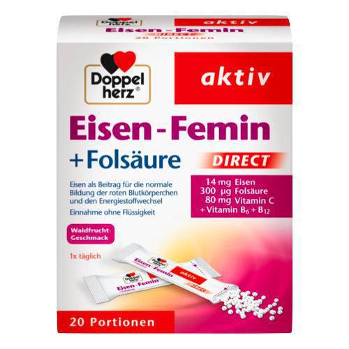Doppelherz Iron Femin Direct Pellets 20 sachets