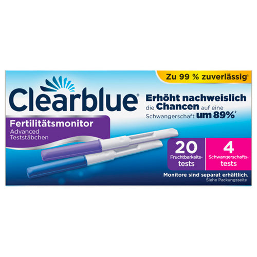 Clearblue Advanced Fertility Monitor Test Sticks 24 tests