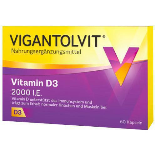 Vigantolvit Vitamin D3 2000 IE 60 pcs