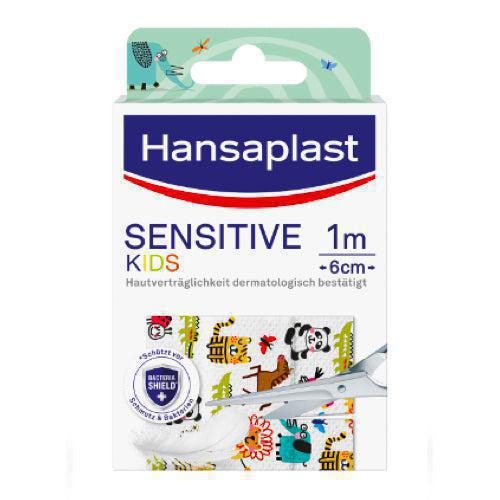 Hansaplast Childrens Apmēra jutīgs 1 m x 6 cm 1 PC