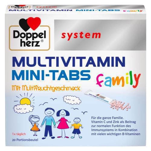 <tc>Doppelherz</tc> Famiglia Mini-Vitamins Mini-Tabs 20 bustine