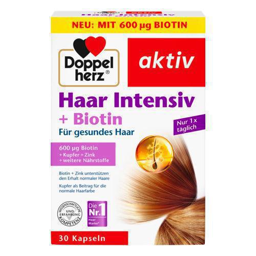 <tc>Doppelherz</tc> Hair Intensive - pour des cheveux sains 30 capsules