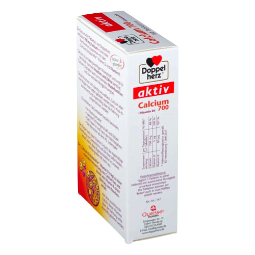 Doppelherz Calcium 700 & Vitamin D3 Capsules 80 cap