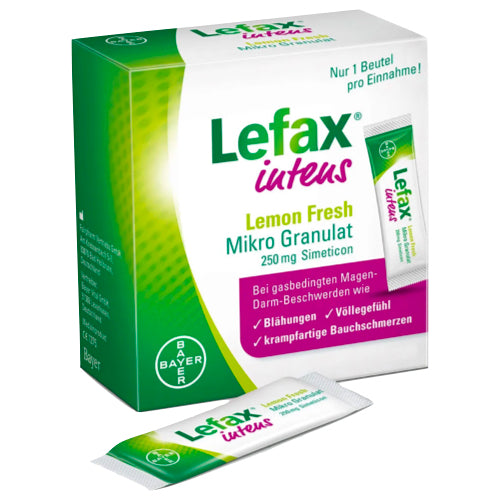 Lefax intensar citron färsk 250 mg granuler 50 st