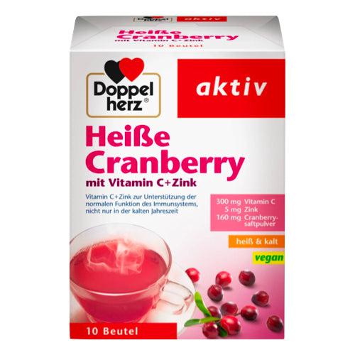 Doppelherz Drink with Vitamin C & Zinc - Cranberry 10 sachets