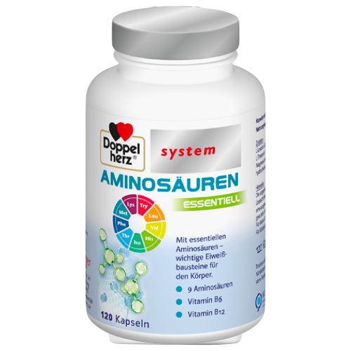 Doppelherz System Amino Acids Essential 120 capsules: Essential amino acid blend for optimal health and well-being