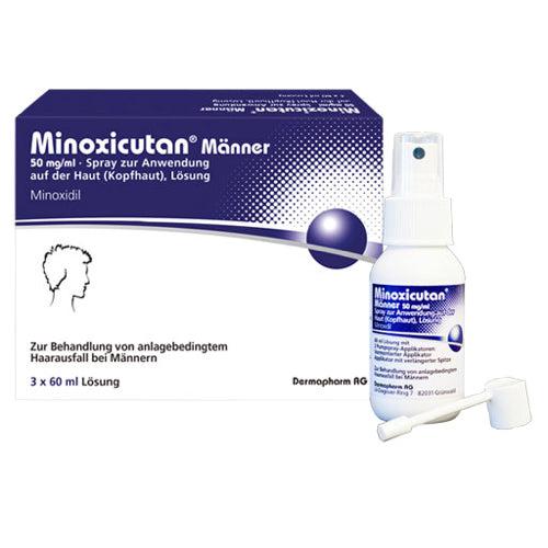Minoxicutan Men 50 mg/ml Spray 60 ml x 3