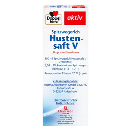 <tc>Doppelherz</tc> Ribwort Plantain Hostesirup V 150 ml