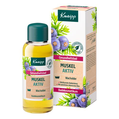 The soothing Kneipp® muscle active health bath contains a high proportion of valuable essential oils of juniper, wintergreen and rosemary.   Warming & Soothing for Muscle