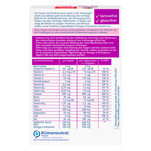 <tc>Doppelherz</tc> Nutriments pour femmes enceintes et mères 30 capsules