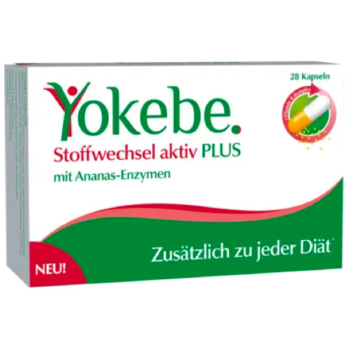 Yokebe Metabolism Active Plus 28 capsules