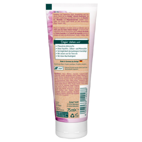 Cream de mână intensivă KNEIPP - Magnolia și unt de shea 75 ml