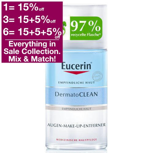 Eucerin DermatoClean Eye Make-Up Remover 125 ml