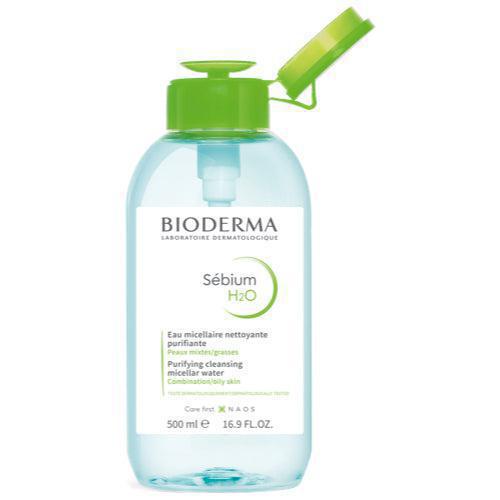 Bioderma Sebium H2O Ultra-Practical Pump 500 ml - VicNic.com