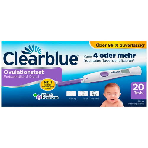اختبار الإباضة Clearblue Advanced &amp; Digital - 20 عودًا 