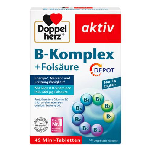 Doppelherz Vitamin B-Complex with Folic Acid 45 cap - VicNic.com