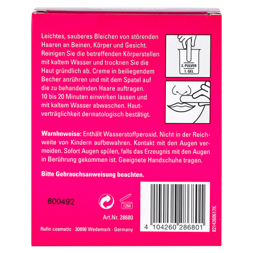 Krema za izbjeljivanje kose 1 set