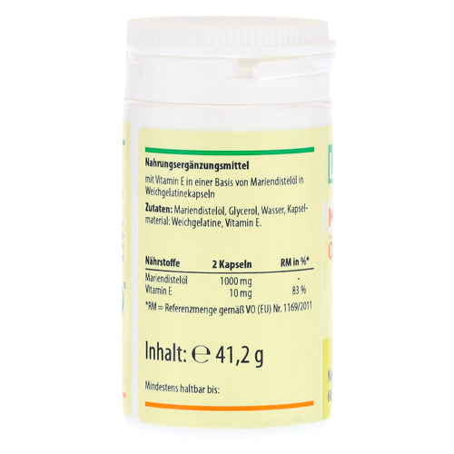 Langer vital Marie Safflower Oil 500 mg Capsules back - VicNic.com