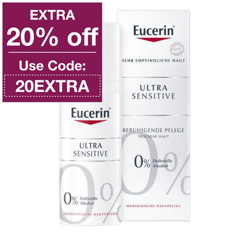 Eucerin UltraSensitive Soothing Care for Dry Skin 50 ml box