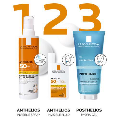 <tc>La Roche-Posay</tc> ספריי אינוויזיבל אנתליוס SPF 50+ 200 מ"ל