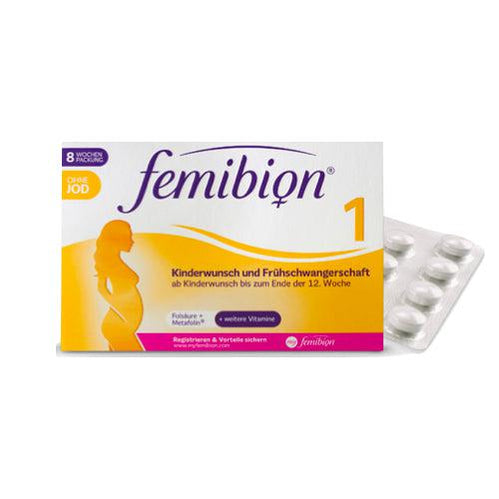Femibion 1 Early Pregnancy 56 tablets No Iodine (8 weeks usage)