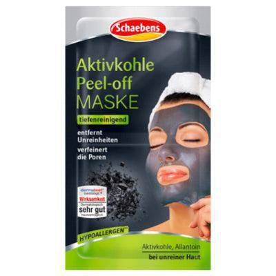 Schaebens Active Charcoal Peel Off Mask 2x8 ml