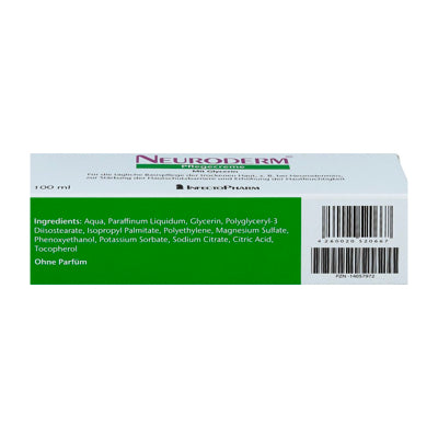 Neuroderm Care Cream 100 g ingredients