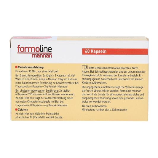 Formoline Mannan Capsules 60 pcs - VicNic.com