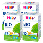 HIPP BIO ORGANINIS MĖGSTYS Formulė (12 ir daugiau mėnesių) - 4 x 600 g pakuotė